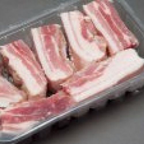 Panceta ibérica bandeja