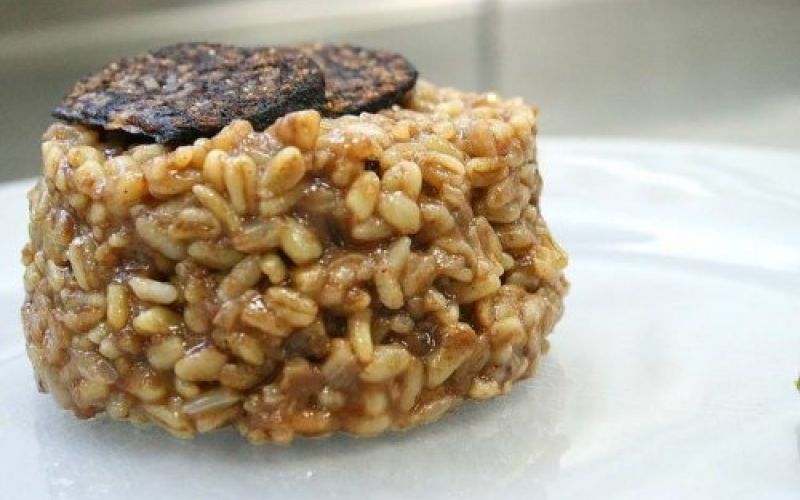 risotto de morcilla de burgos