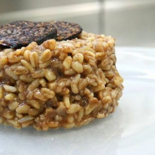 risotto de morcilla de burgos