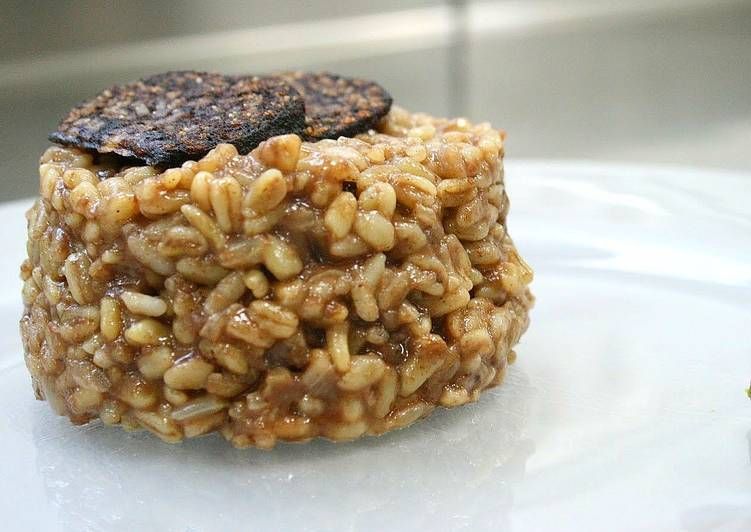 risotto de morcilla de burgos