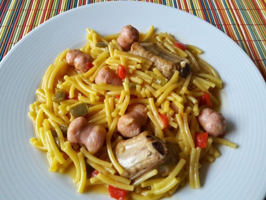 fideos a la cazuela