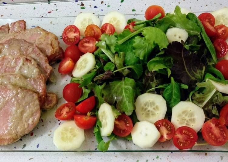 Chuletas de Sajonia con roquefort