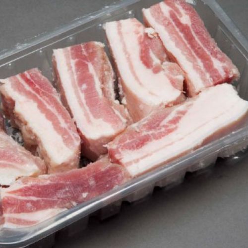 Panceta ibérica bandeja