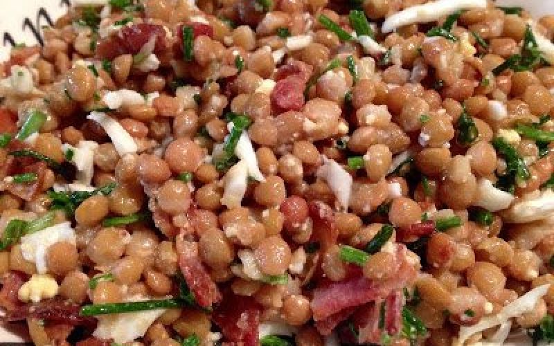 ensalada fria lentejas