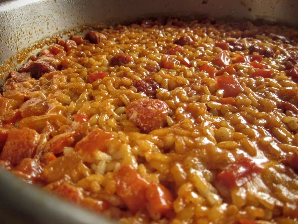 arroz con chistorra