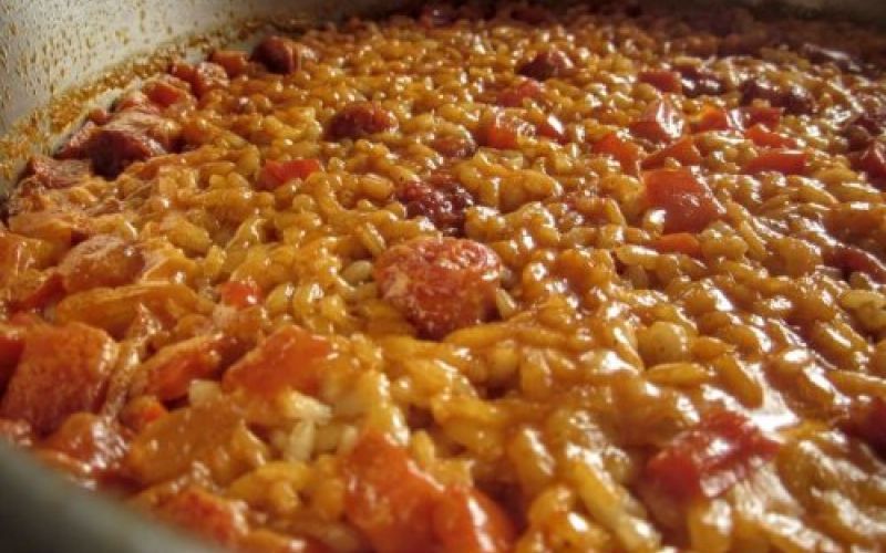 arroz con chistorra